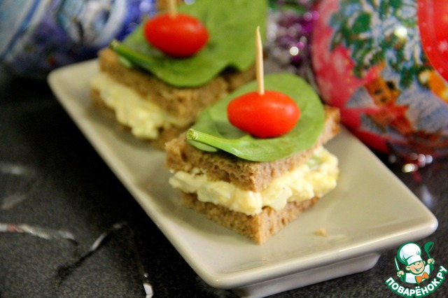 Закуска из яичного салата