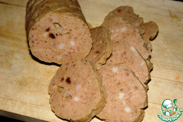 Колбаса вареная из цесарки