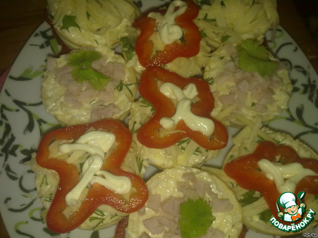 Корзинки закусочные на скорую руку 