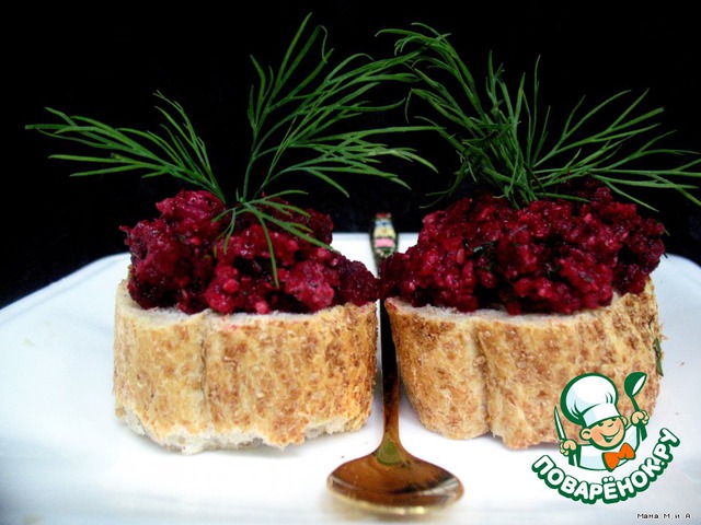 Икра свекольно-ореховая