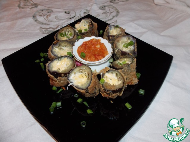 Горячая закуска из баклажан