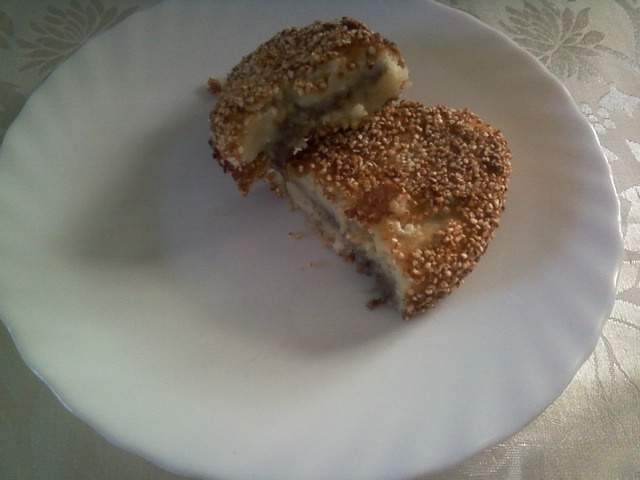 Patties of potato with mushrooms