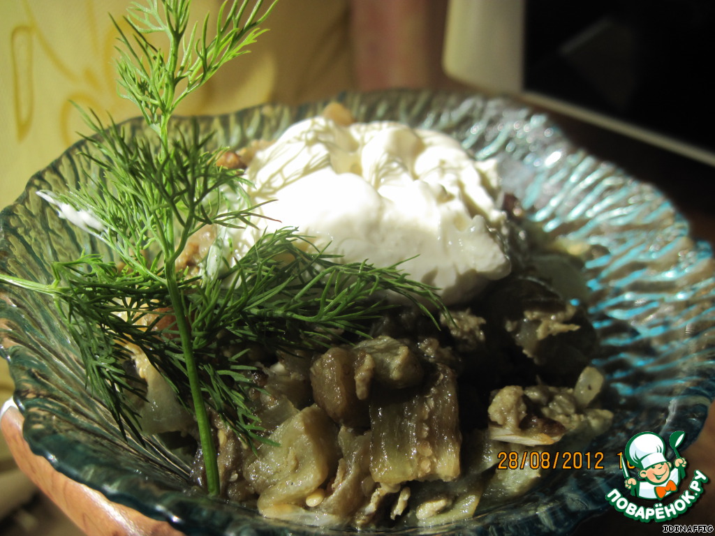 Баклажаны по-грибному