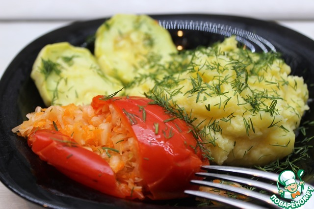 Pickled stuffed peppers in Velikie Luki