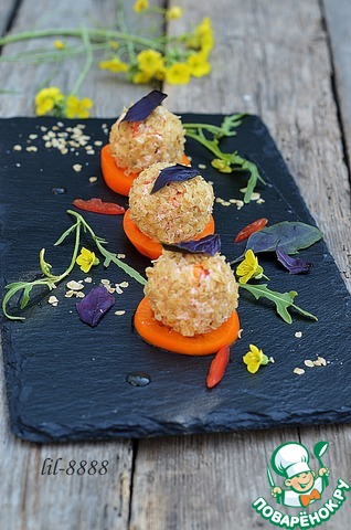 Творожные шарики в овсяной панировке