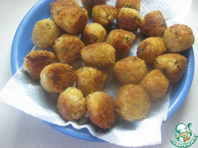 Rice-fish balls