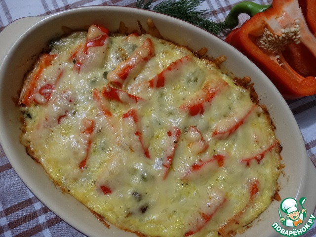 Casserole with green beans