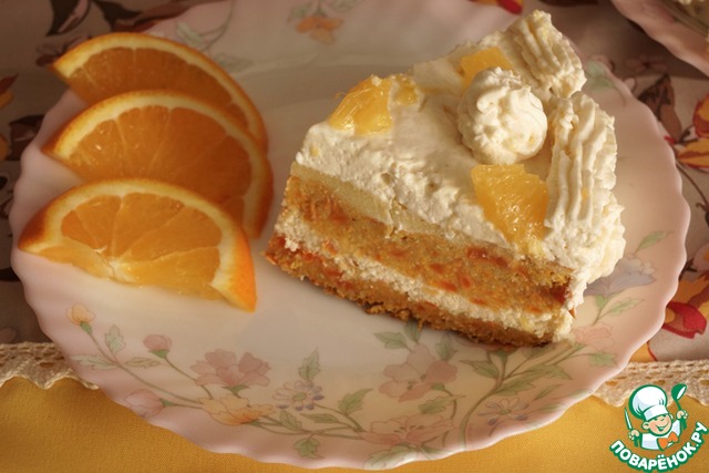 Carrot-orange cake-cake 