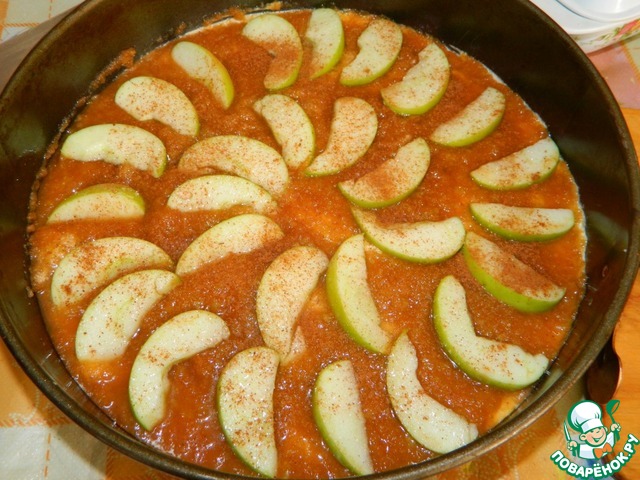 Apple pie with oatmeal
