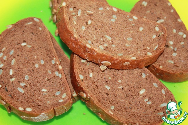 Брускетта с красной фасолью и сладким перцем