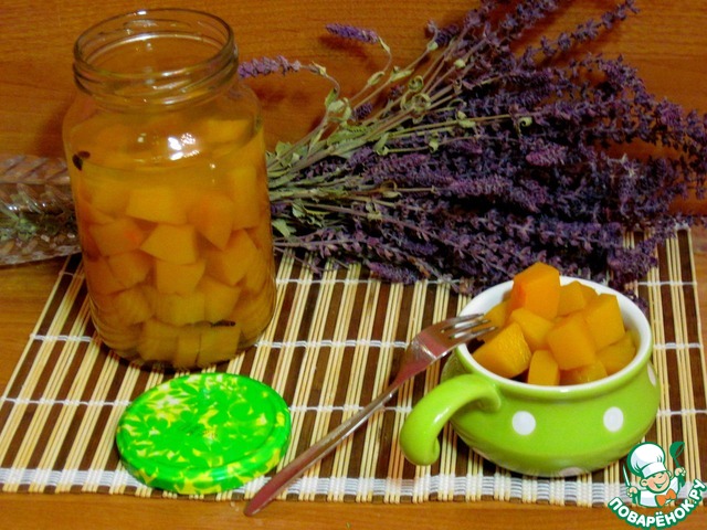 Тыква маринованная в яблочном соке