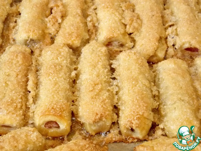 Biscuits with rhubarb