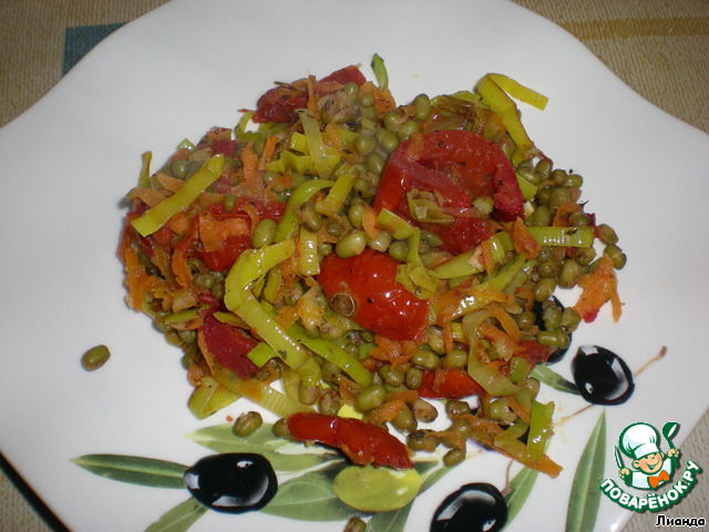 Mash with leeks and sun-dried tomatoes