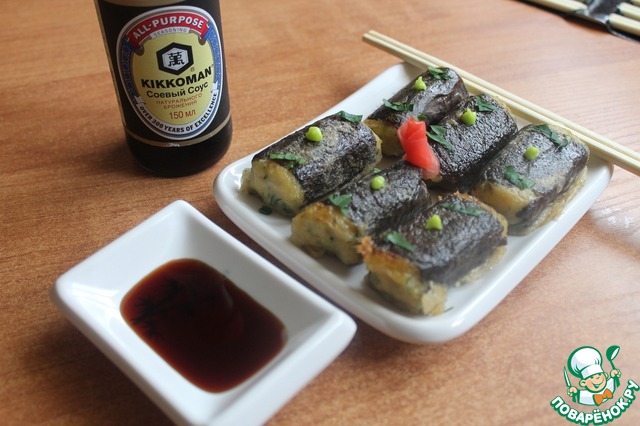 Обжаренные роллы с картофелем