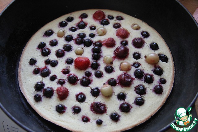 Finnish baked pancake 