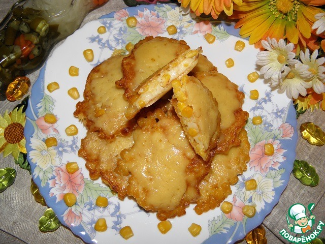 Corn fritters-cheese