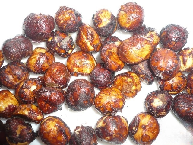 Peanuts in wasabi sauce