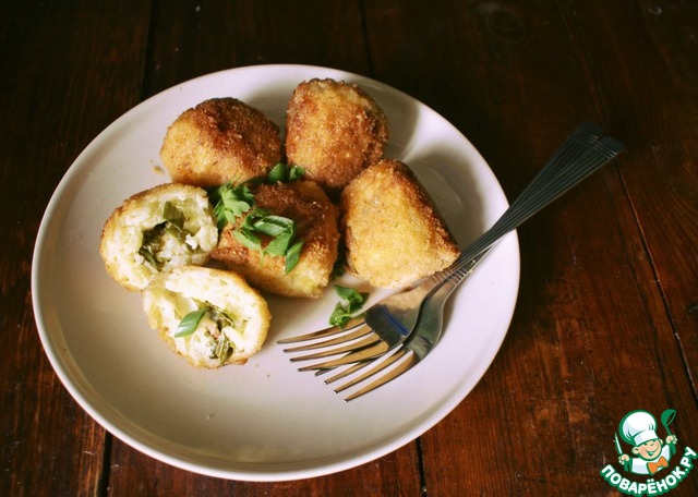 Аранчини с креветкой