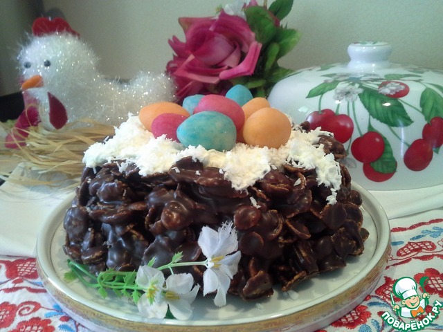 Easter cake nest