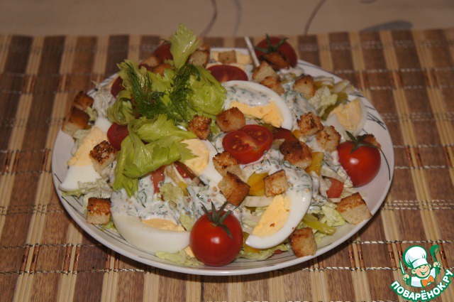 Salad with fennel and celery