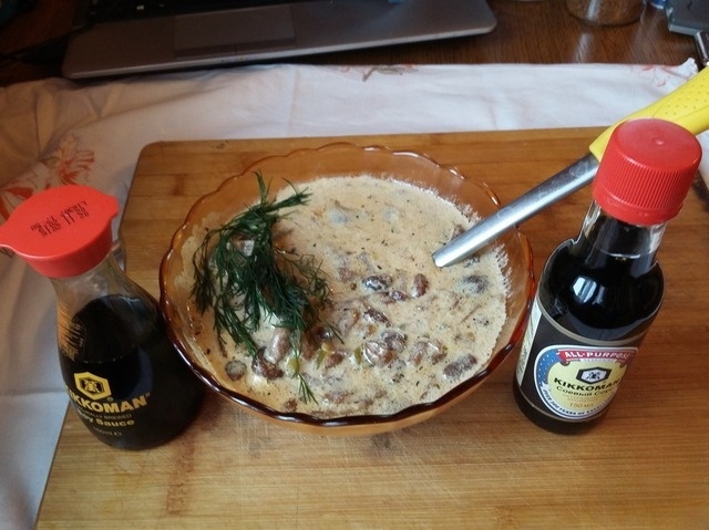 The sauce of mushrooms 