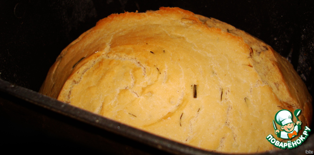 Bread with dill and garlic