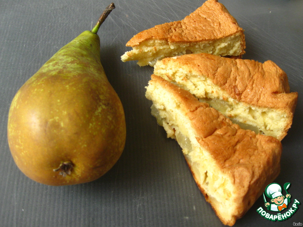 Apple pie with pears