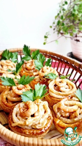 Волованы с морепродуктами