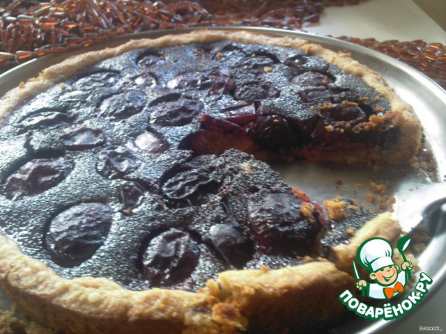 Makove-plum cake
