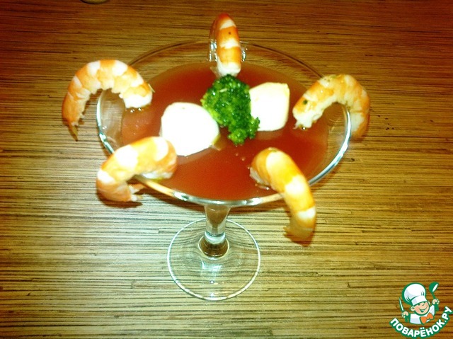 Две закуски для одного бокала