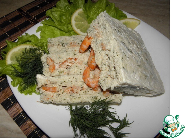 Террин рыбный с креветками