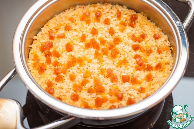 Casserole carrot-oatmeal