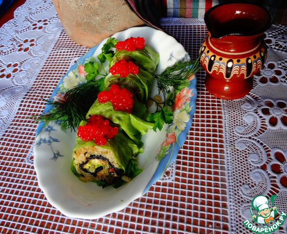 Постный рулетик с тапиокой 