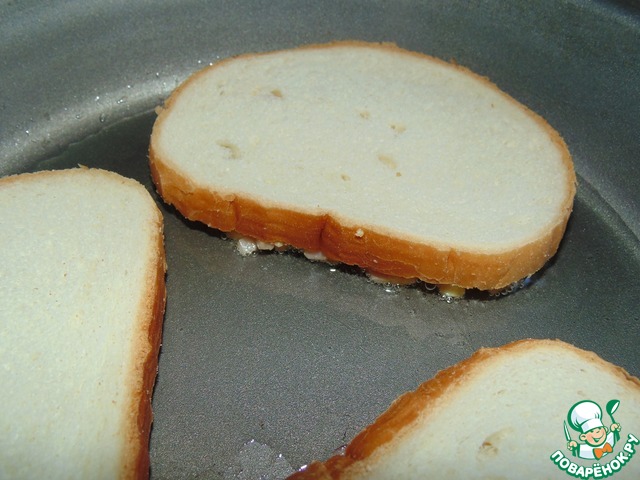 Бутерброды с манкой и ветчиной