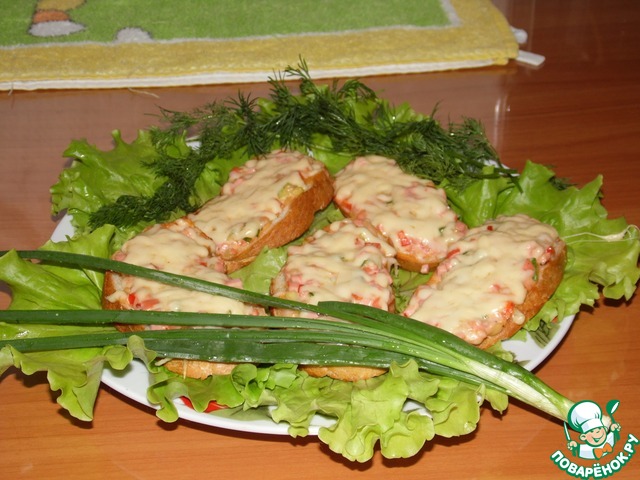 Бутерброды мини-пиццы 