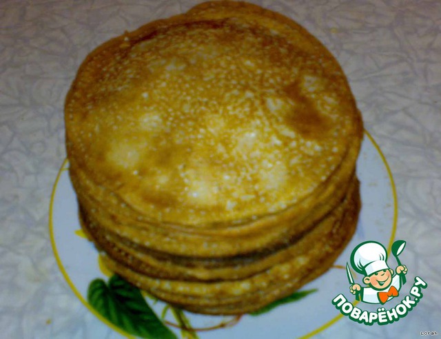 The unleavened wheat pancakes