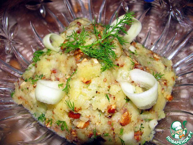 Картофельный крем с миндалем