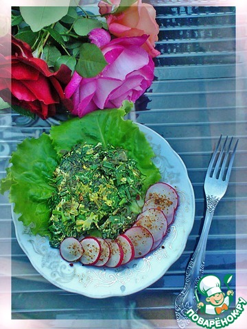 Оладьи из щавеля 