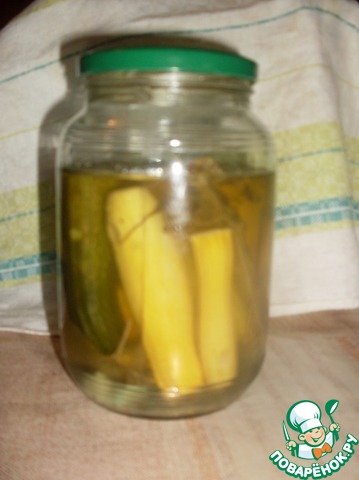 Кабачки малосольные 