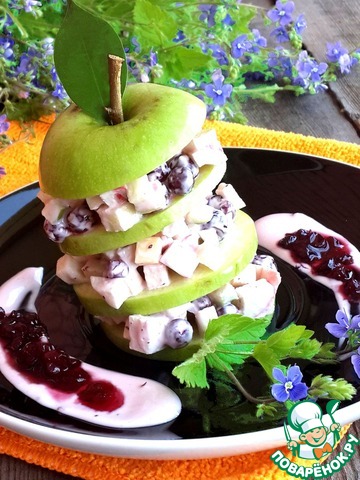 Dessert crab salad