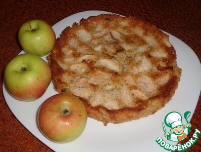 Apple-oatmeal pie 