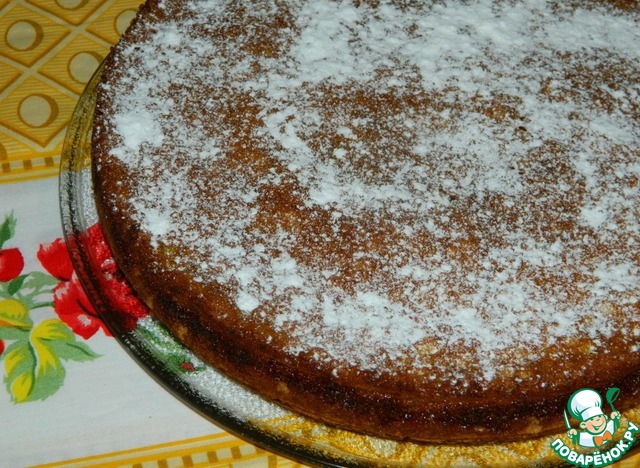 Orange double layer cake