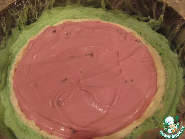 Ice-cream cake watermelon