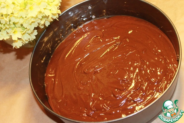 Chocolate-ginger cake with orange candied fruits