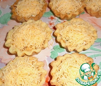 Творожно-облепиховые тарталетки с куриной печенью