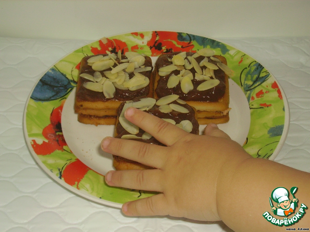 Cakes with chocolate-watermelon layer!