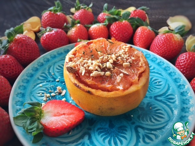 Baked grapefruit 