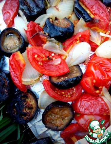 Овощи на мангале