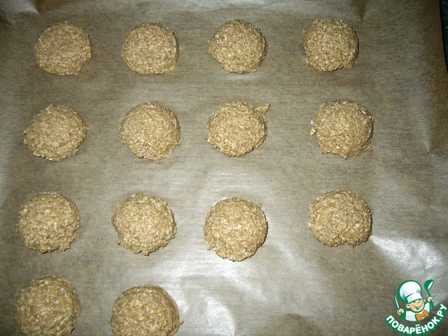 Oatmeal cookies with rye flour