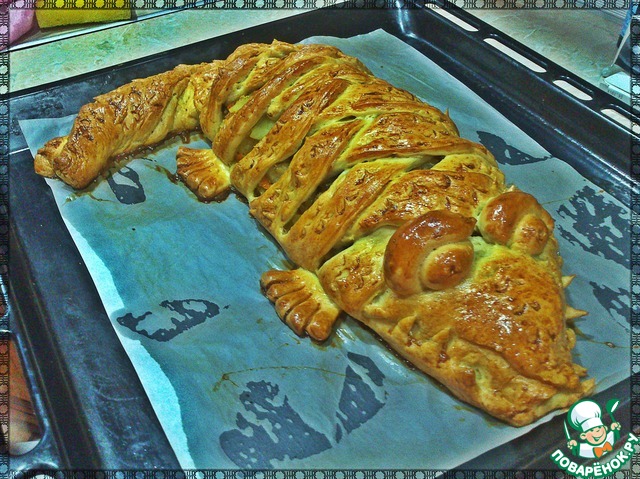 Chicken pot pie Crocodile